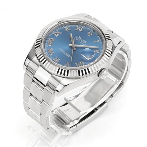 rolex datejust 2 41 blue dial|Rolex Datejust 41 specifications.